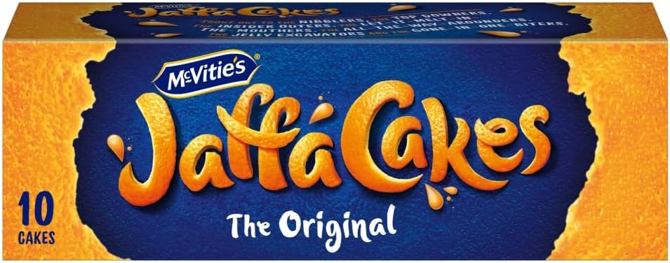 McVitie’s Jaffa Cakes Original Chocolate Biscuits, 10 Cakes (110 g)