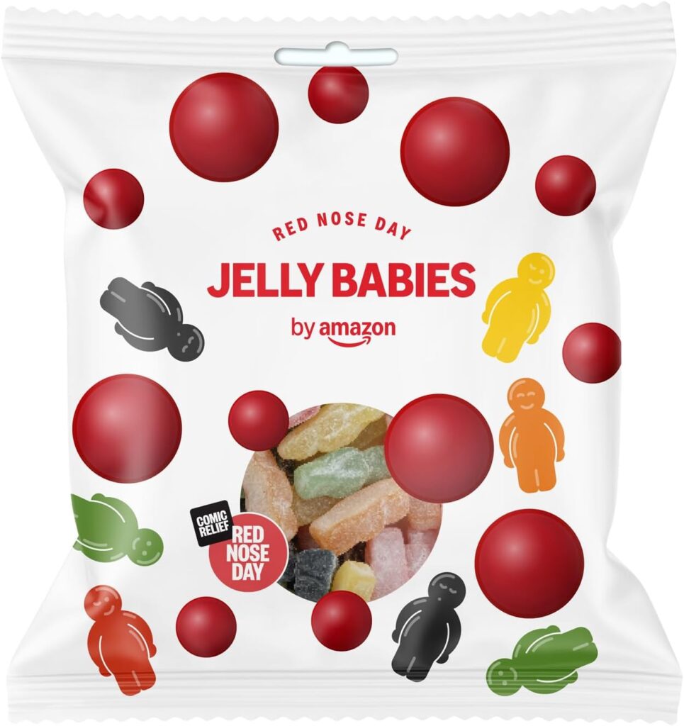 by Amazon Red Nose Day Jelly Babies, 135 g