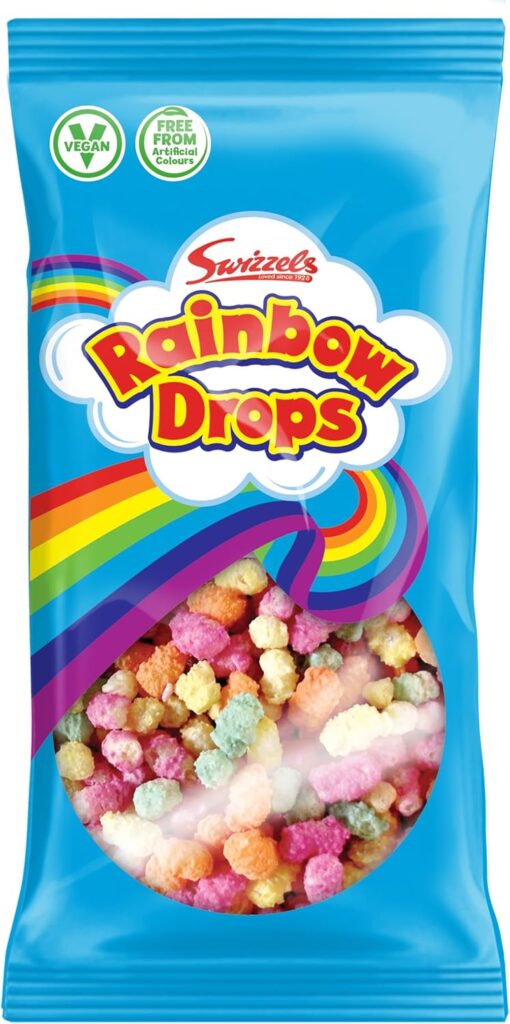 Swizzels Giant Rainbow Drops 70g Review: Nostalgic Crunch with Lightweight Appeal